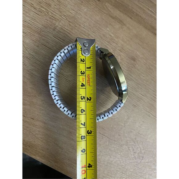 LINEL Floral Stretch Band Watch Crystal Bezel Expansion Band Wristwatch - Picture 4 of 7